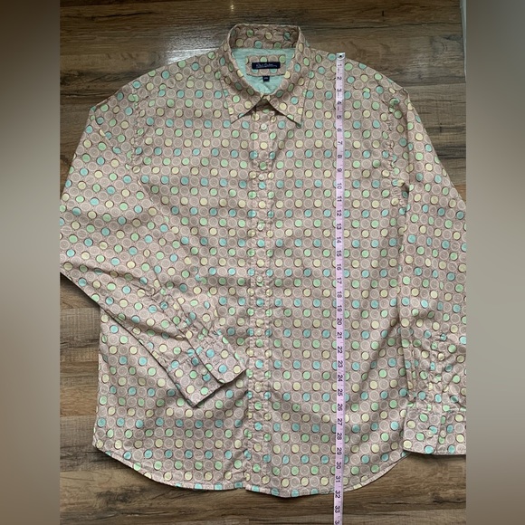 Rare Find! Robert Graham Button-down Reverse Cuff Long-sleeve Shirt Size-2XL EUC - Picture 14 of 16